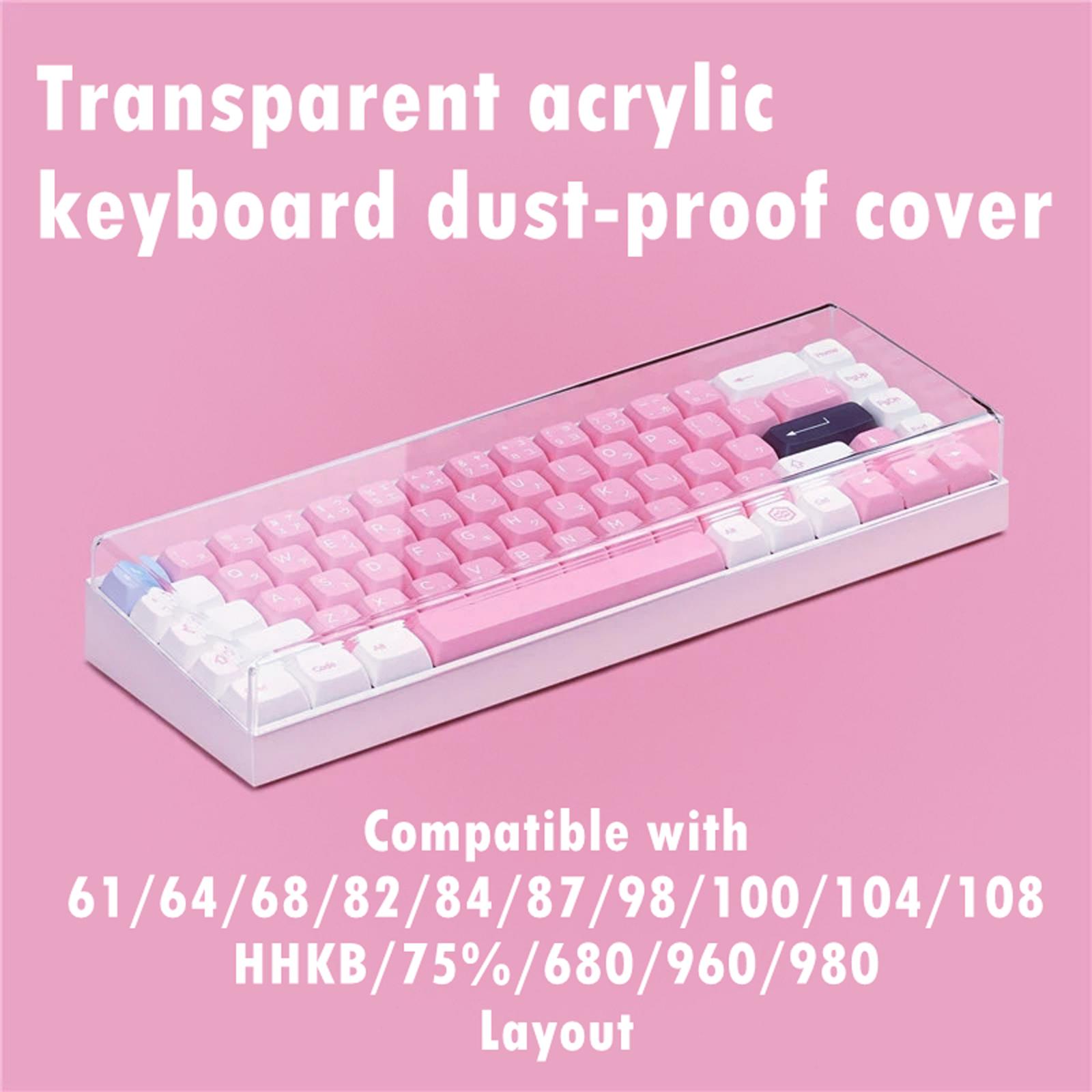 Keyboard Gaming Transparent - 108 Keys Keyboard Dust Cover Acrylic