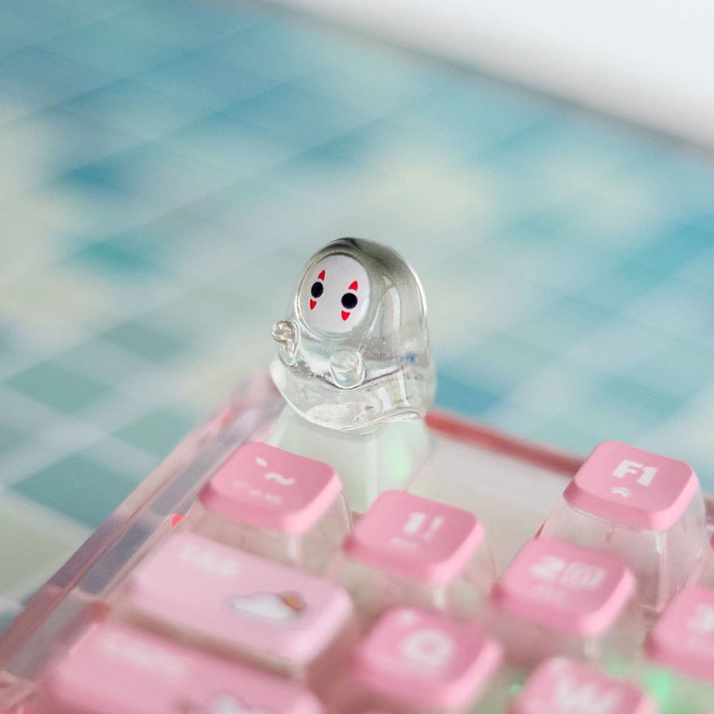 Keyboard Gaming Transparent - Cartoon Halloween Backlit Clear Keycap Mechanical