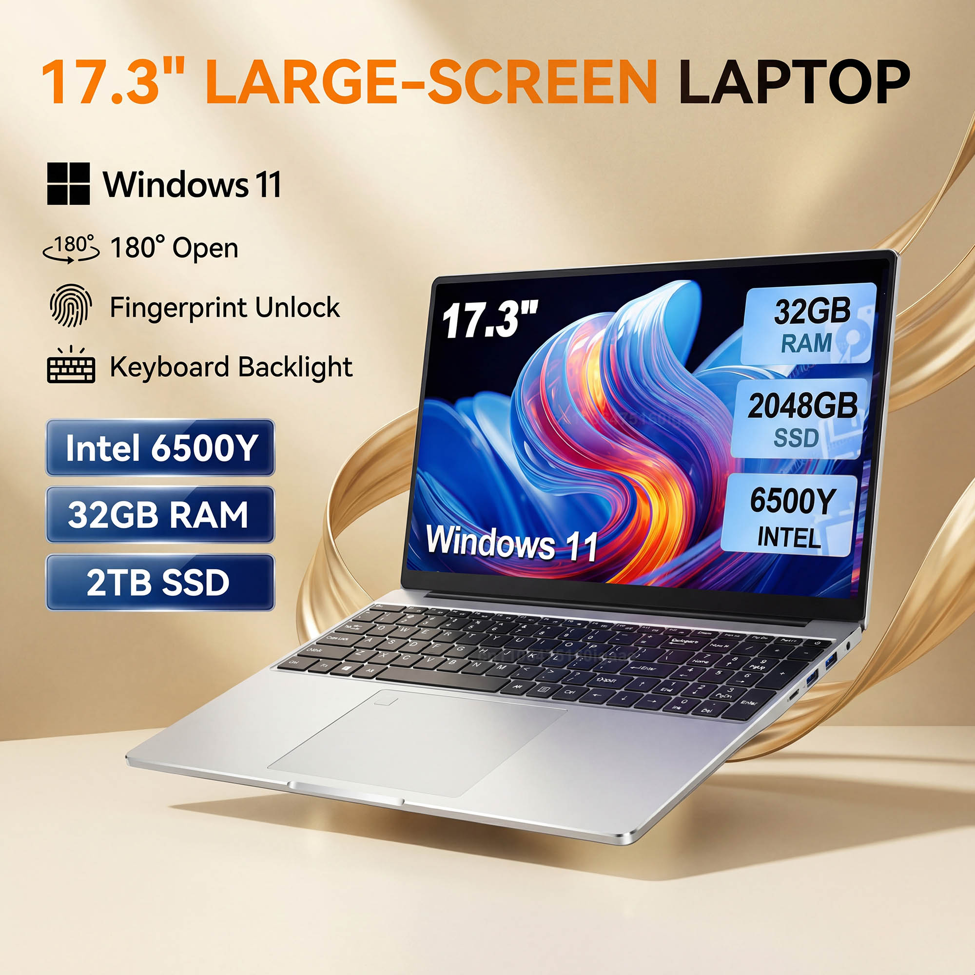 Gaming Keyboard Backlit - HOT 17.3