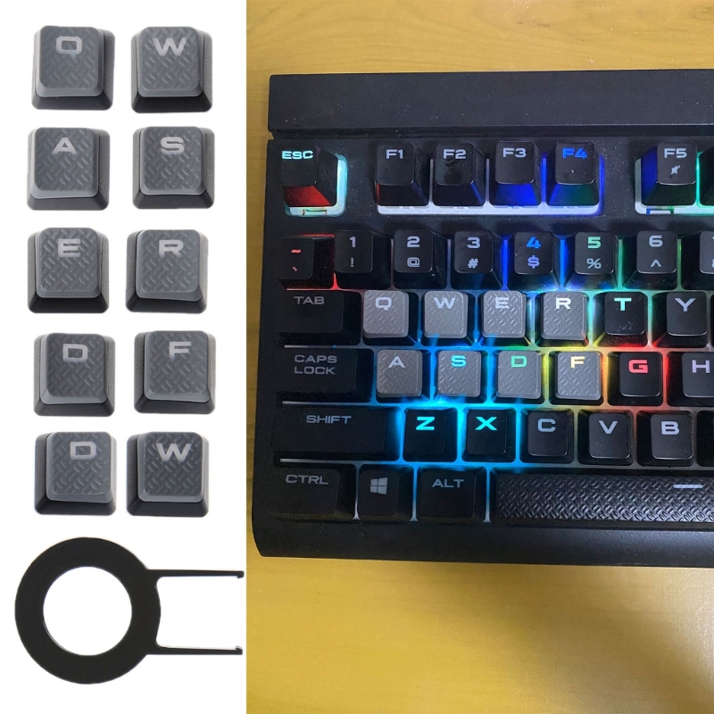 Gaming Keyboard Corsair - 10 Phím Backlit Keycaps Chống Trơn