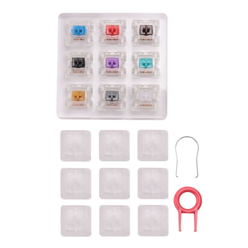 Keyboard Gaming Blue Switch - YSS-9 Key Switches Tester For Outemu