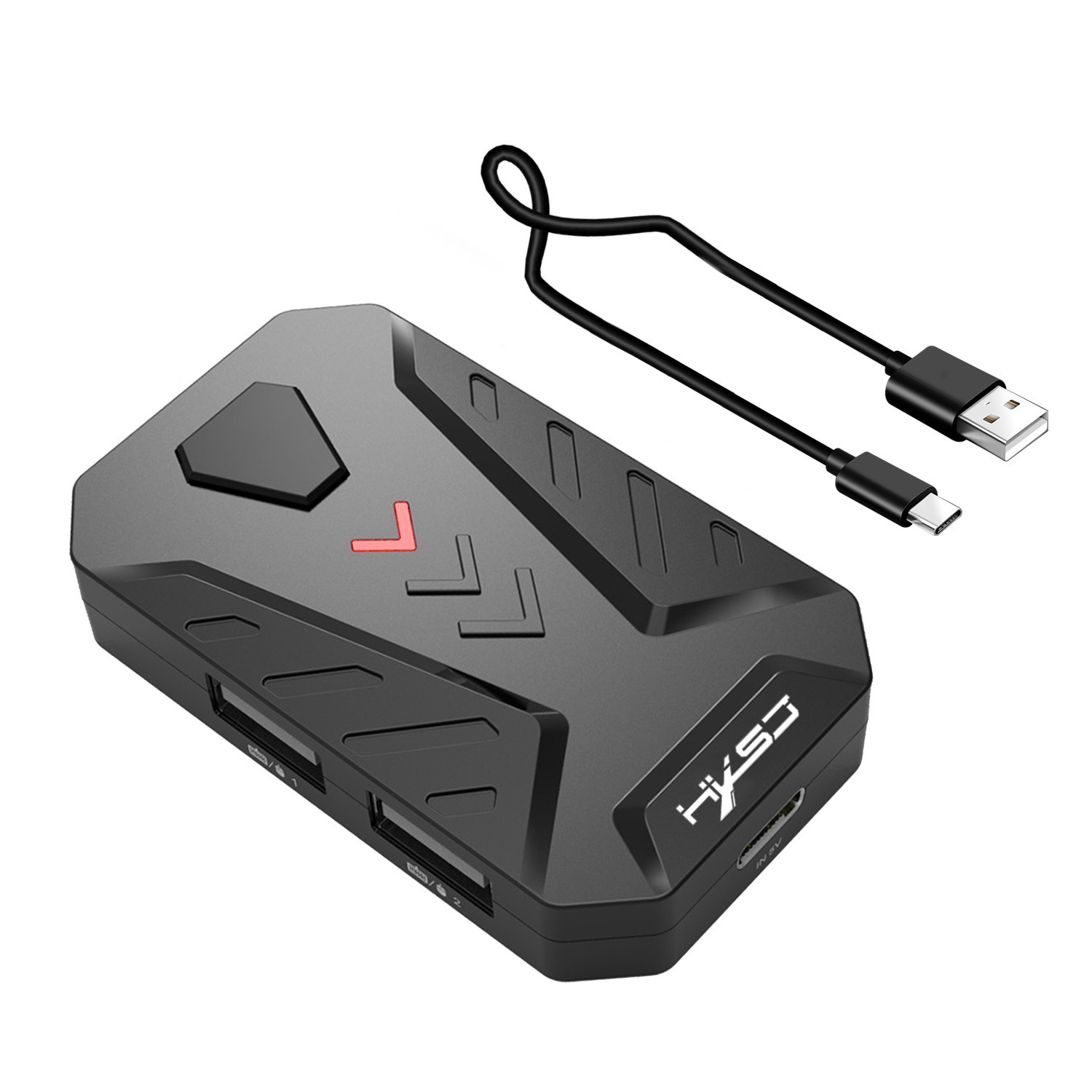 Gaming Keyboard Mouse Combo - HXSJ Gaming Keyboard Mouse Converte,4 In