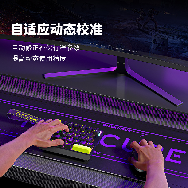 FURYCUBE M30HE Mechanical Keyb - đánh giá và giá Gaming Keyboard Hand