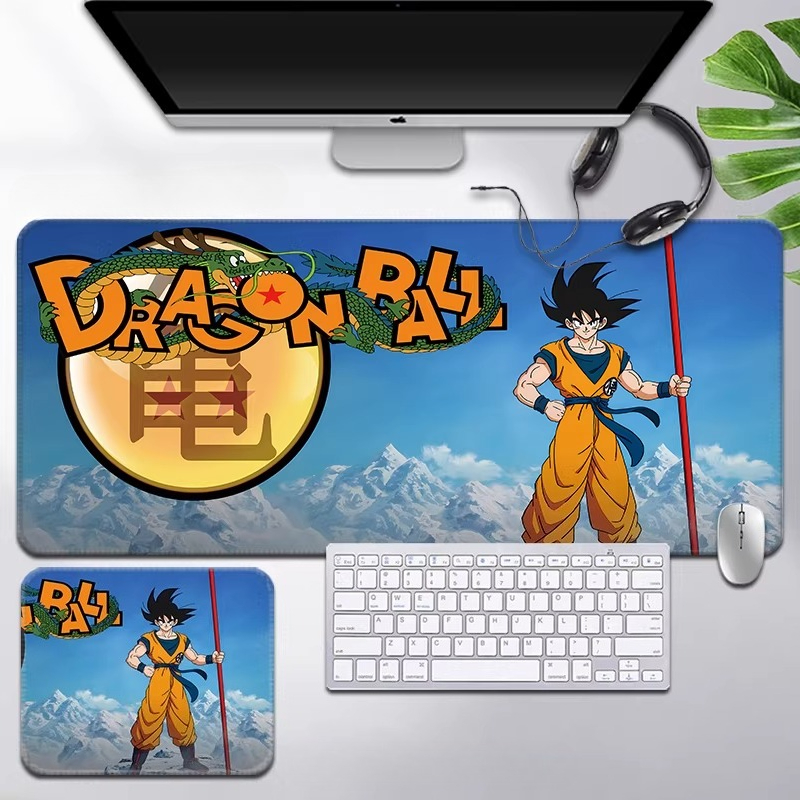 Cartoon HD Print Dragon Ball L - đánh giá và giá Gaming Keyboard And Mouse Pad