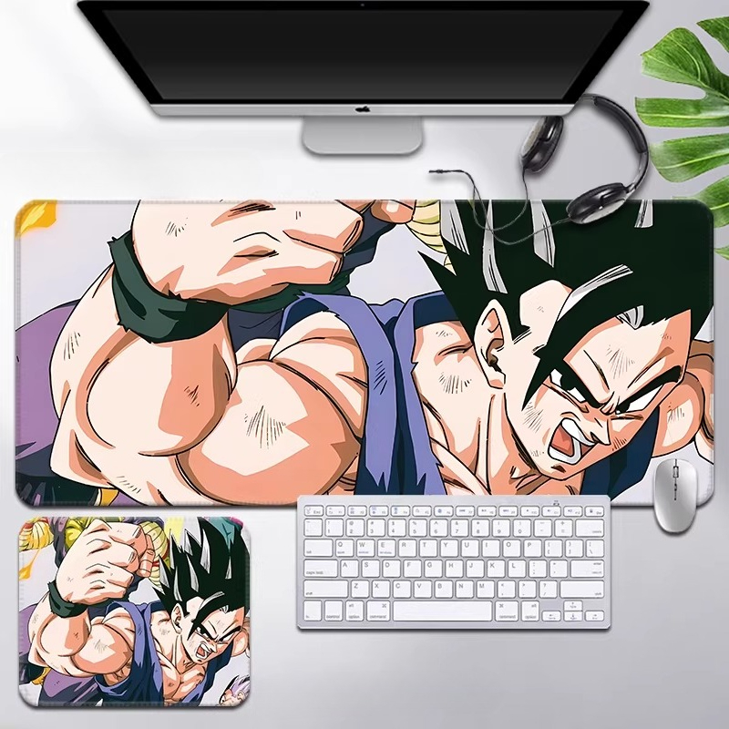 Cartoon HD Print Dragon Ball L - đánh giá và giá Gaming Keyboard And Mouse Pad