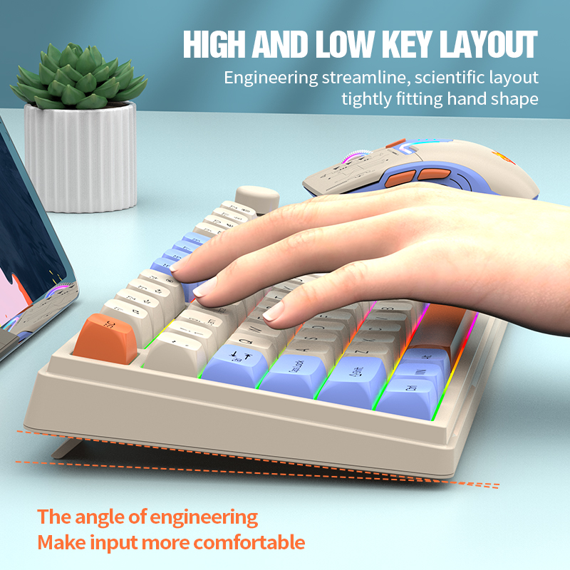 Dual-Mode 2.4G Bluetooth Wirel - đánh giá và giá Gaming Keyboard Mouse Combo