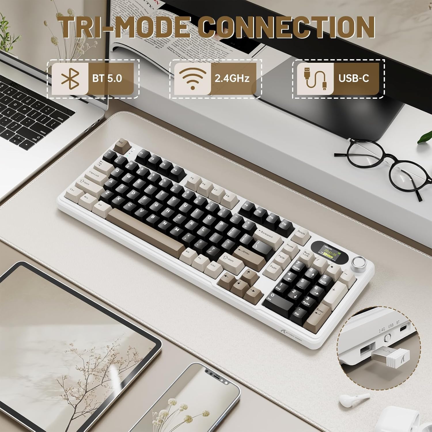 ATTACK SHARK X98Pro Wireless M - đánh giá và giá Gaming Keyboard Thocky