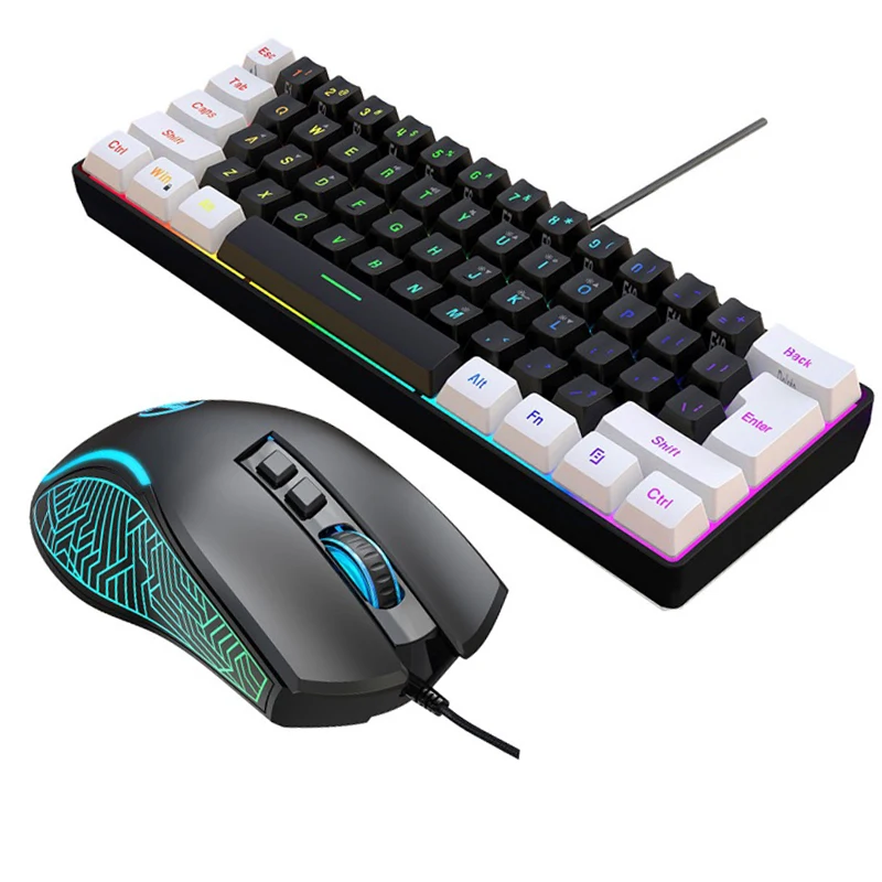 Keyboard and Mouse 60% Compute - đánh giá và giá Gaming Keyboard And Mouse Wireless