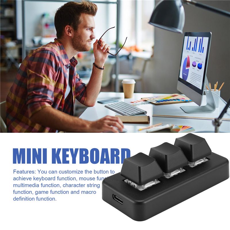 MK321 Progammable Macro Mini K - đánh giá và giá Gaming Keyboard Mini