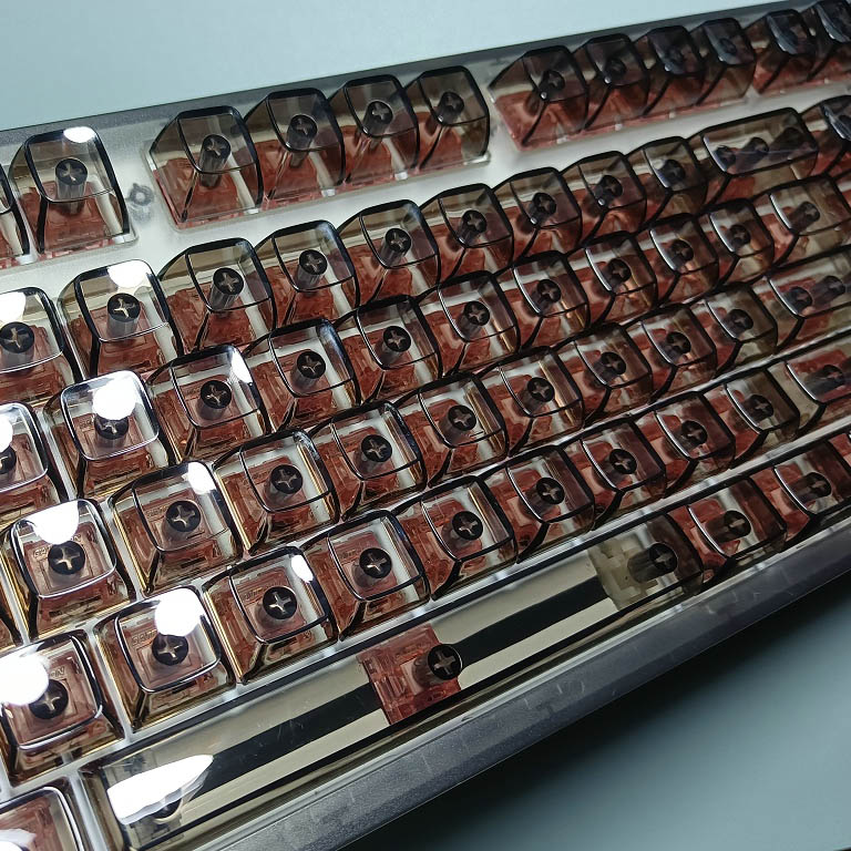 132 Keys Crystal Transparent K - đánh giá và giá Keyboard Gaming Transparent