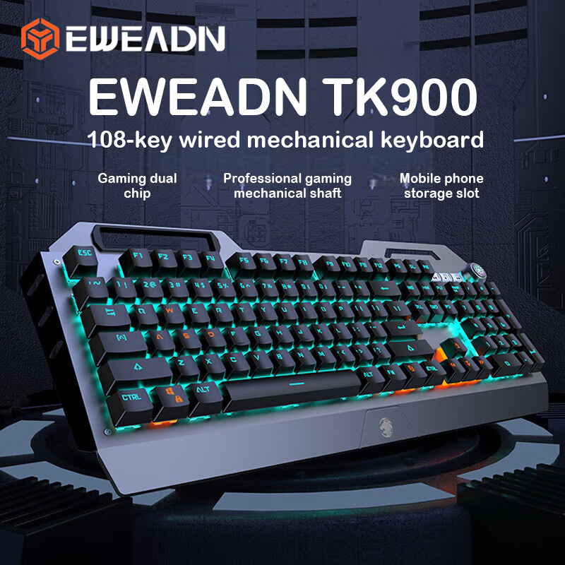 EWEADN TK900 Mechanical Keyboa - đánh giá và giá Keyboard Gaming Mac