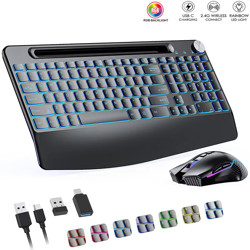 2.4G&Type-C Wireless Keyboard  - đánh giá và giá Gaming Keyboard Type C