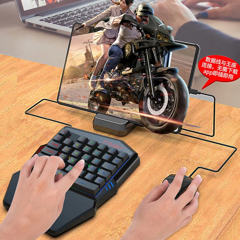 T-WOLF TF900 One Handed Keyboa - đánh giá và giá Gaming Keyboard Hand