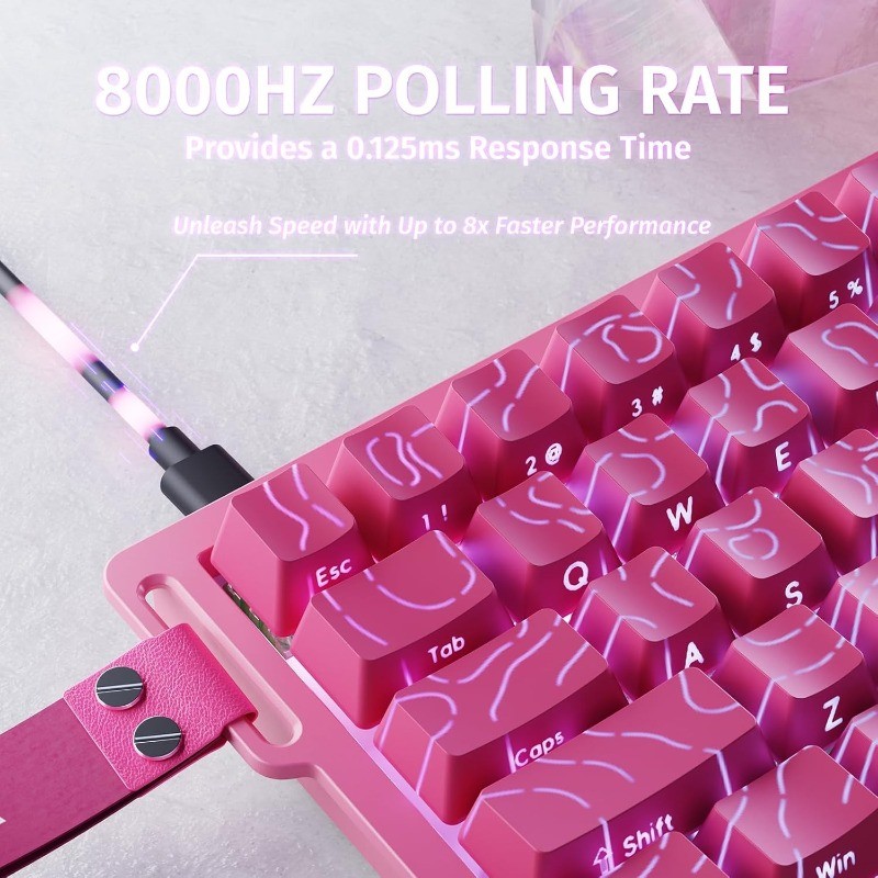 ATTACK SHARK X68 HE 8000Hz Rap - đánh giá và giá Keyboard Gaming Mac