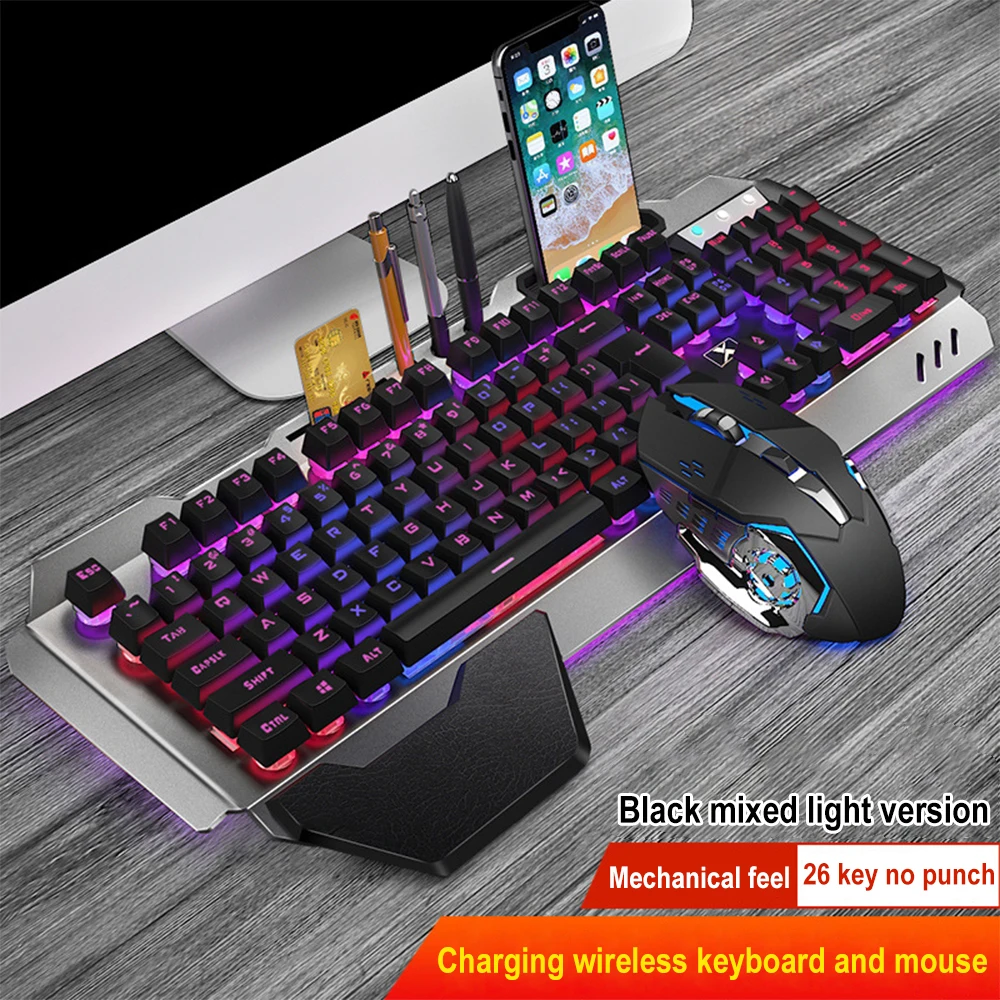 K680 Rechargeable 2.4G wireles - đánh giá và giá Gaming Keyboard And Mouse Wireless