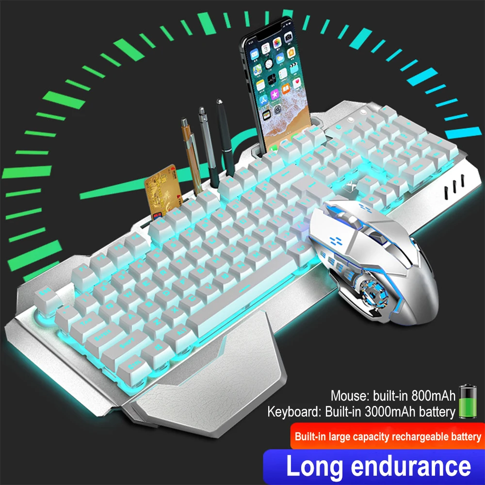 K680 Rechargeable 2.4G wireles - đánh giá và giá Gaming Keyboard And Mouse Wireless