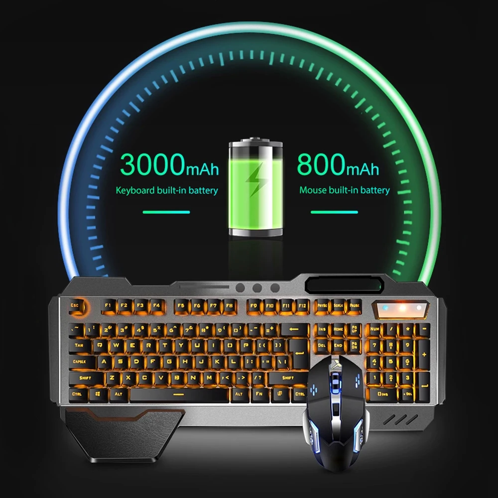 K680 Rechargeable 2.4G wireles - đánh giá và giá Gaming Keyboard And Mouse Wireless