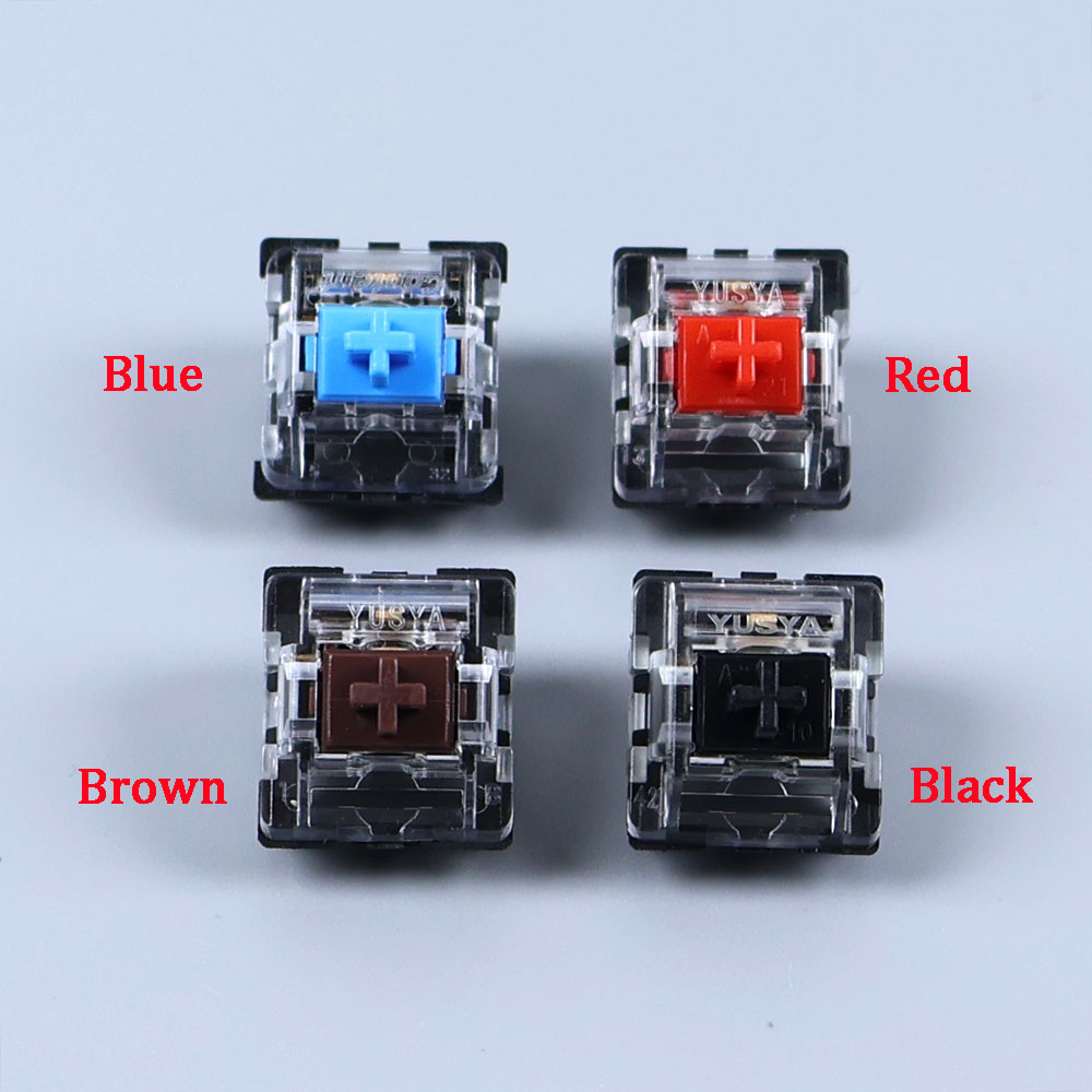 2Pin Clicky Linear Tactile Sil - đánh giá và giá Keyboard Gaming Blue Switch