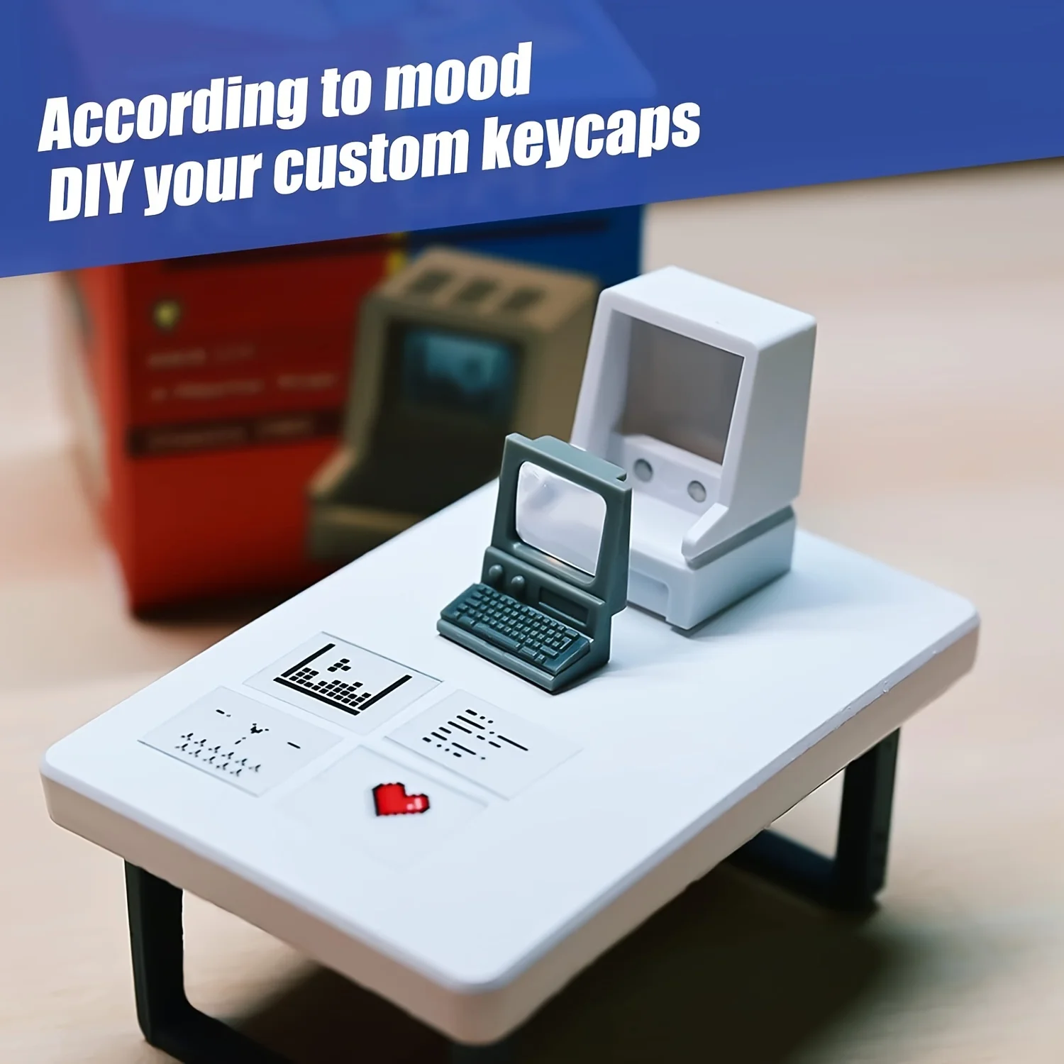 Retro Mac-Inspired Keycaps Dou - đánh giá và giá Keyboard Gaming Mac