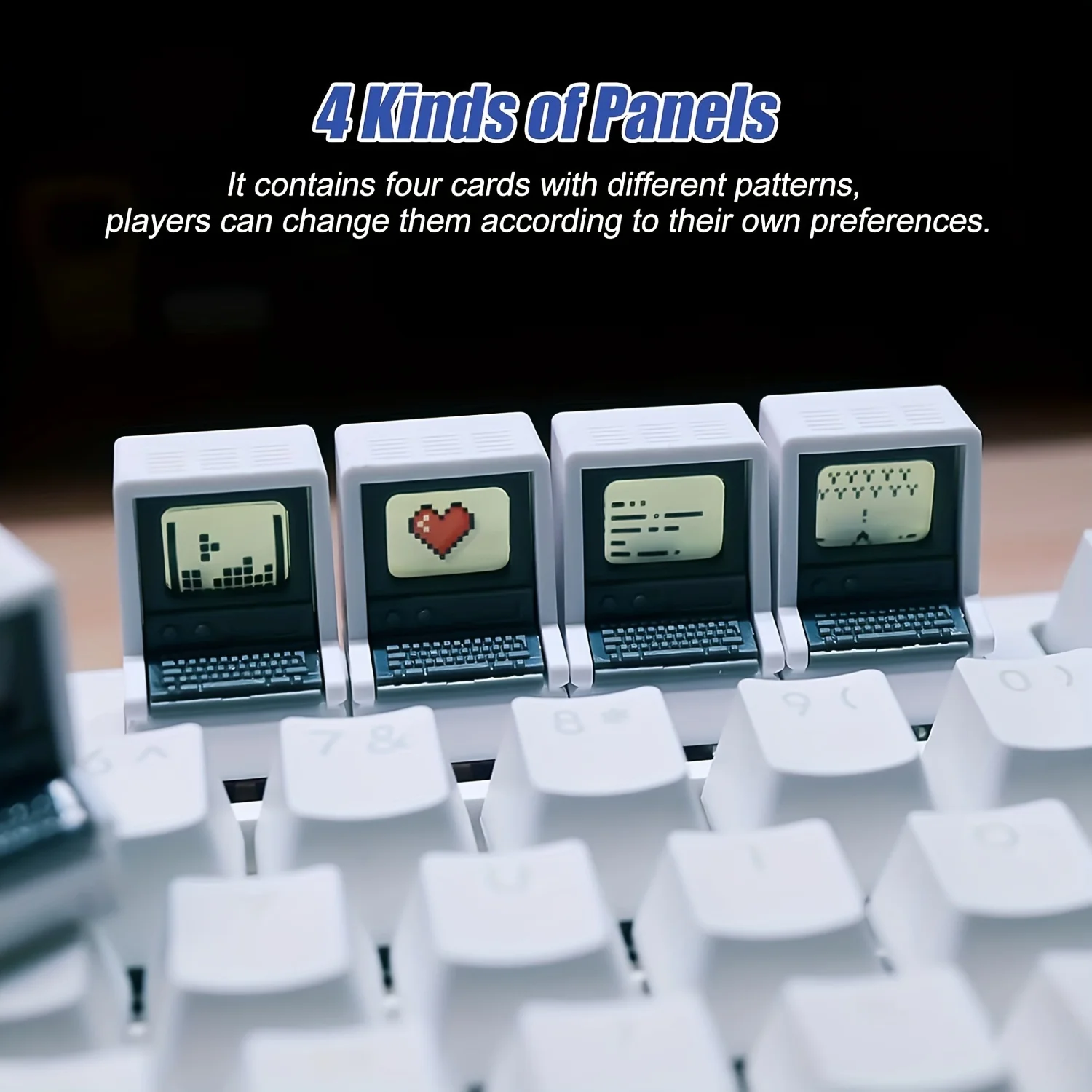Retro Mac-Inspired Keycaps Dou - đánh giá và giá Keyboard Gaming Mac