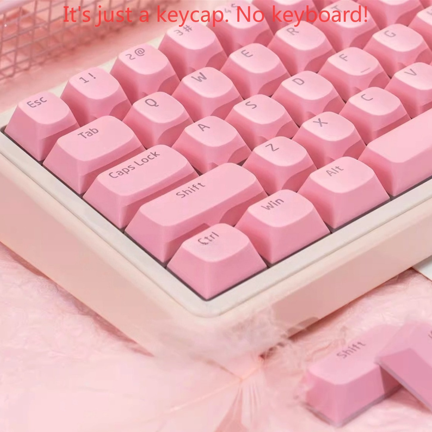 OEM Simple Pink Pudding Charac - đánh giá và giá Keyboard Gaming Transparent