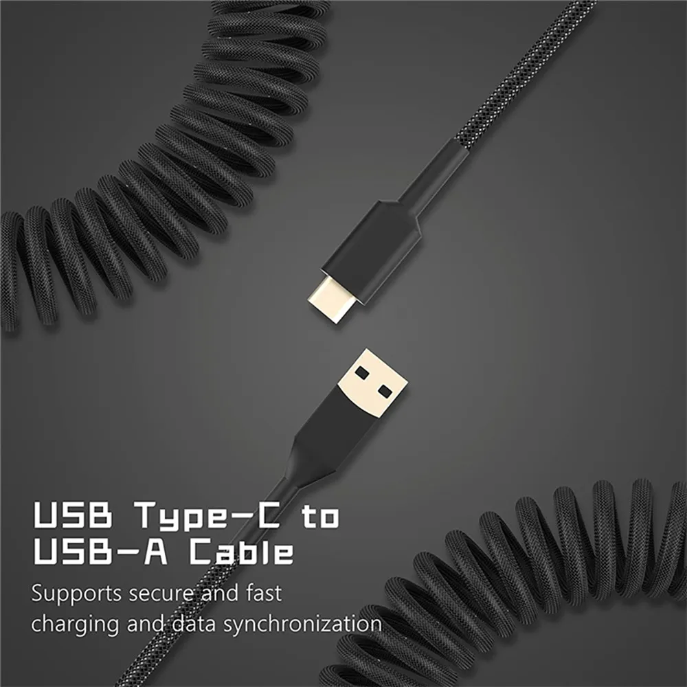 New Mechanical Keyboard Coiled - đánh giá và giá Gaming Keyboard Type C