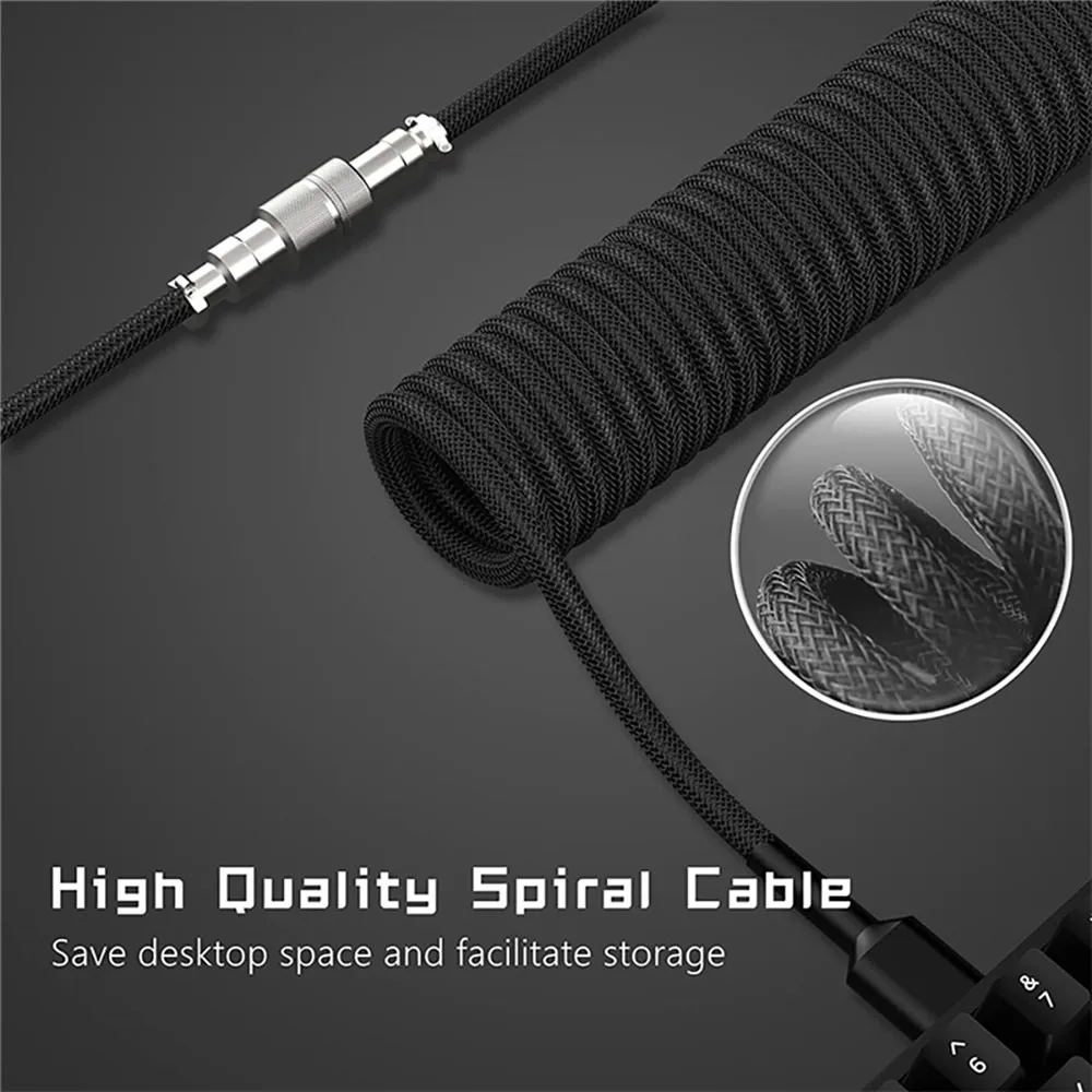 New Mechanical Keyboard Coiled - đánh giá và giá Gaming Keyboard Type C