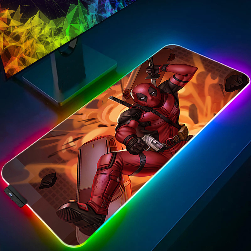 LED Mouse Pad Gaming Backlight - đánh giá và giá Gaming Keyboard Backlit