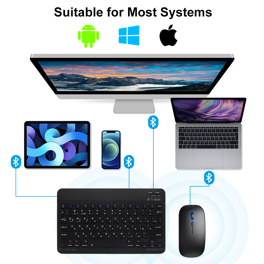 Bluetooth Keyboard and Mouse F - đánh giá và giá Gaming Keyboard And Mouse Wireless