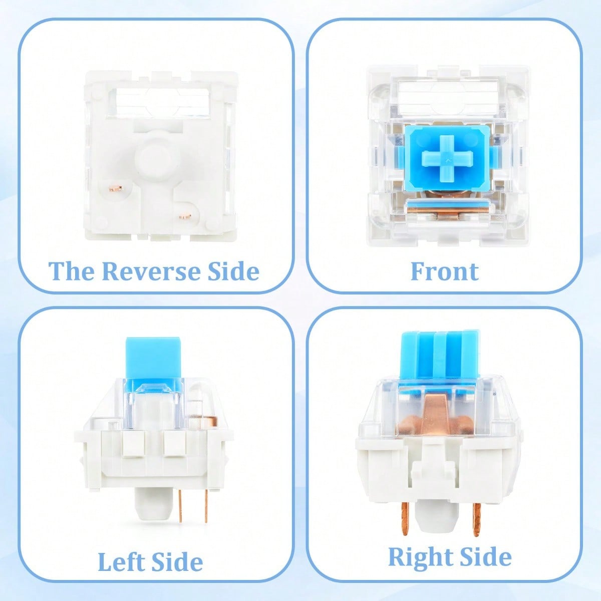 100 Practical Blue Switches, H - đánh giá và giá Keyboard Gaming Blue Switch