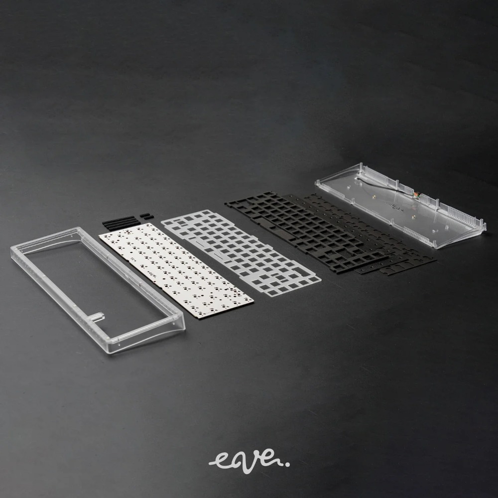 Swagkeys EAVE65 Mechanical Key - đánh giá và giá Keyboard Gaming Transparent