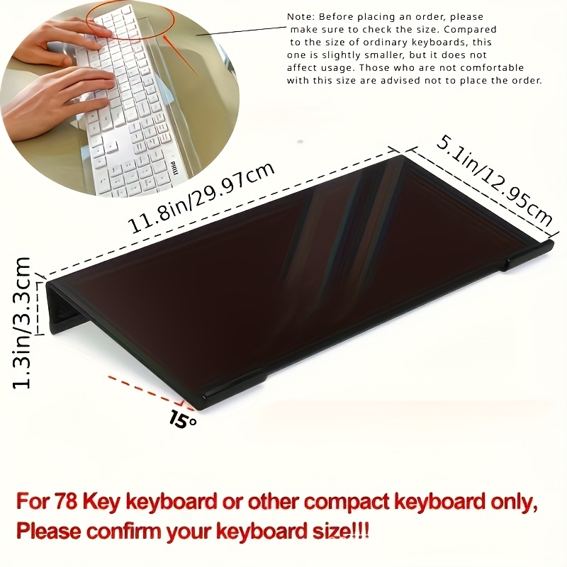 Acrylic keyboard stand, transp - đánh giá và giá Keyboard Gaming Transparent
