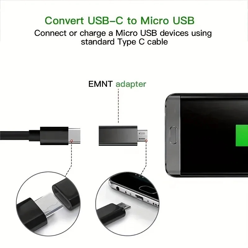 Micro USB to USB C OTG Adapter - đánh giá và giá Gaming Keyboard Type C
