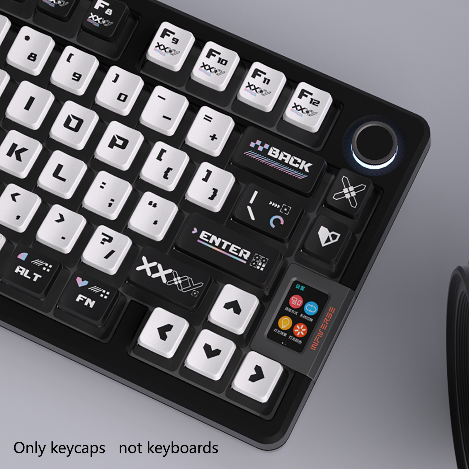 122 Keys Black White Pudding T - đánh giá và giá Keyboard Gaming Transparent