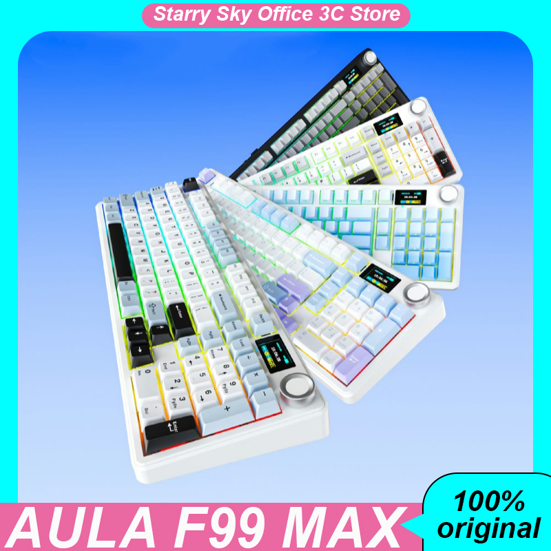 New AULA F99 Max Gasket Mechan - đánh giá và giá Gaming Keyboard Wireless