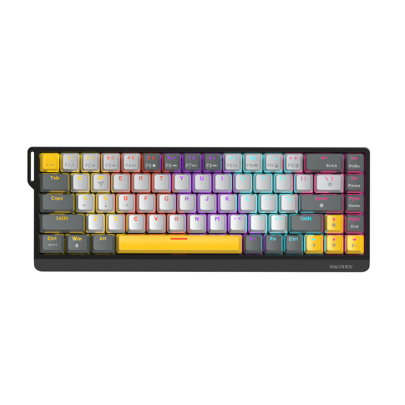 AJAZZ NK68 V2 Wired Mechanical - đánh giá và giá Gaming Keyboard Thocky