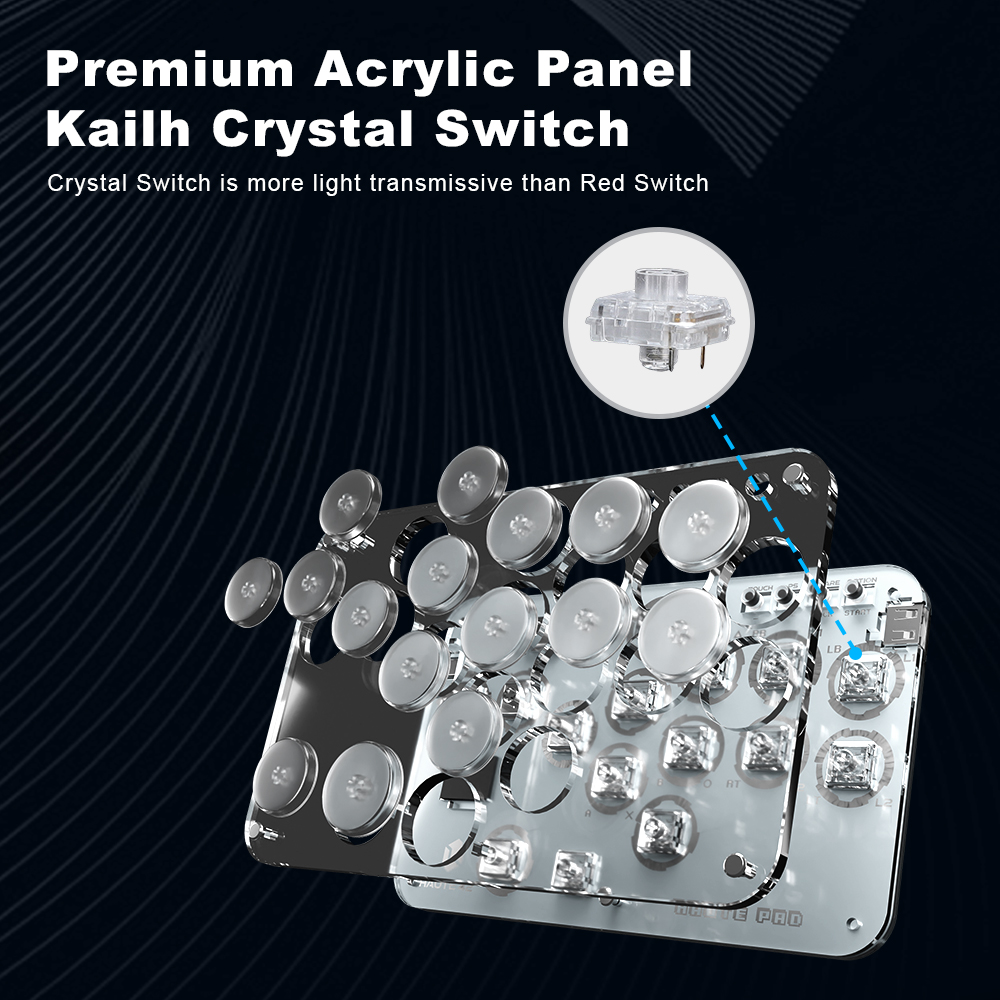 Haute42 Arcade Joystick Hitbox - đánh giá và giá Gaming Keyboard Mini
