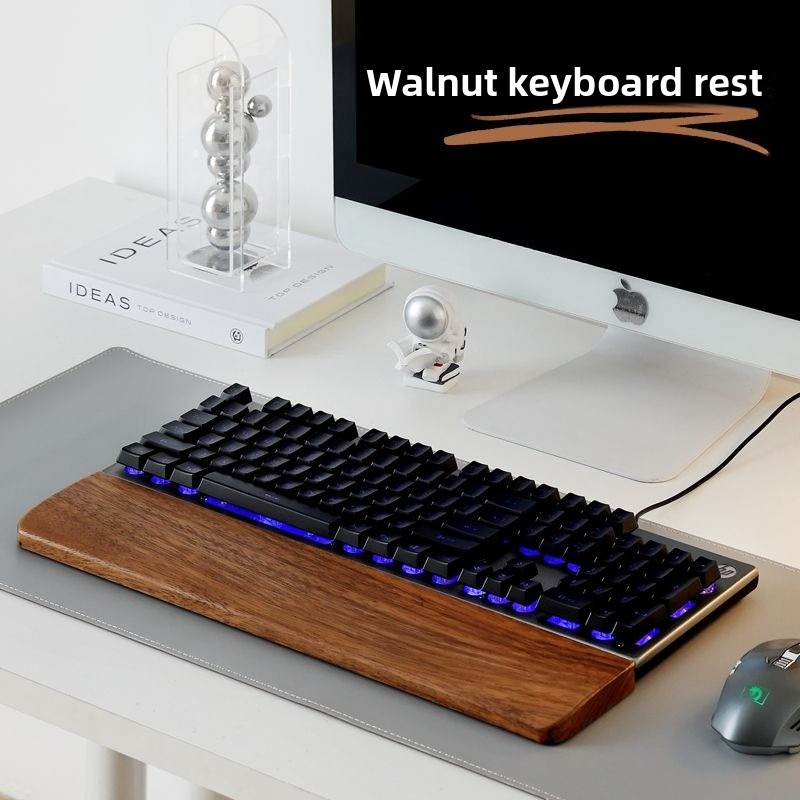 Solid Wood Keyboard Palm Rest  - đánh giá và giá Gaming Keyboard Mouse Combo