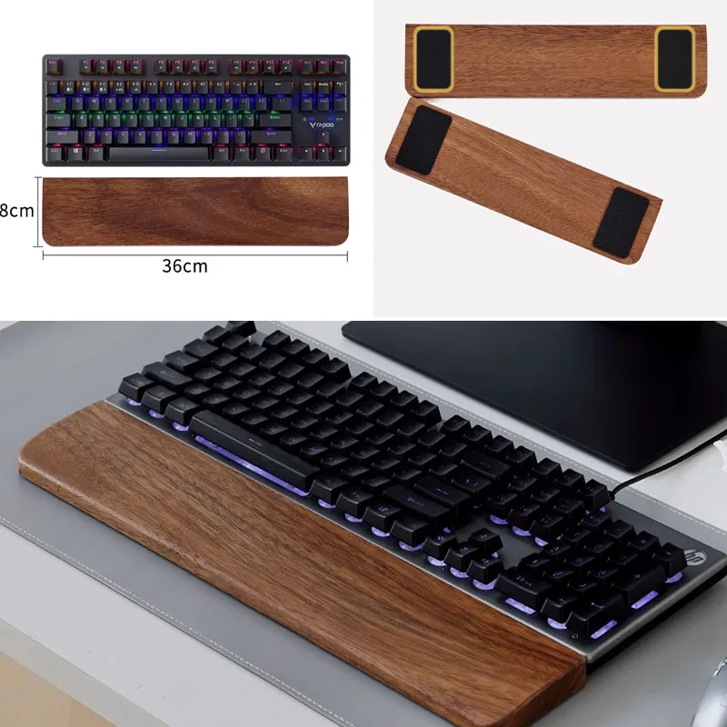 Solid Wood Keyboard Palm Rest  - đánh giá và giá Gaming Keyboard Mouse Combo
