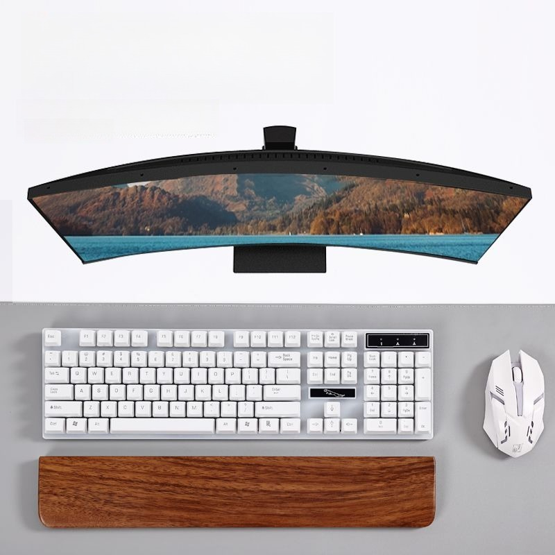 Solid Wood Keyboard Palm Rest  - đánh giá và giá Gaming Keyboard Mouse Combo