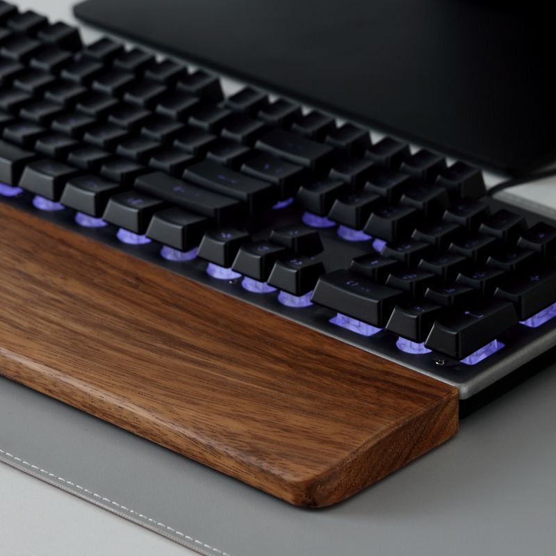 Solid Wood Keyboard Palm Rest  - đánh giá và giá Gaming Keyboard Mouse Combo