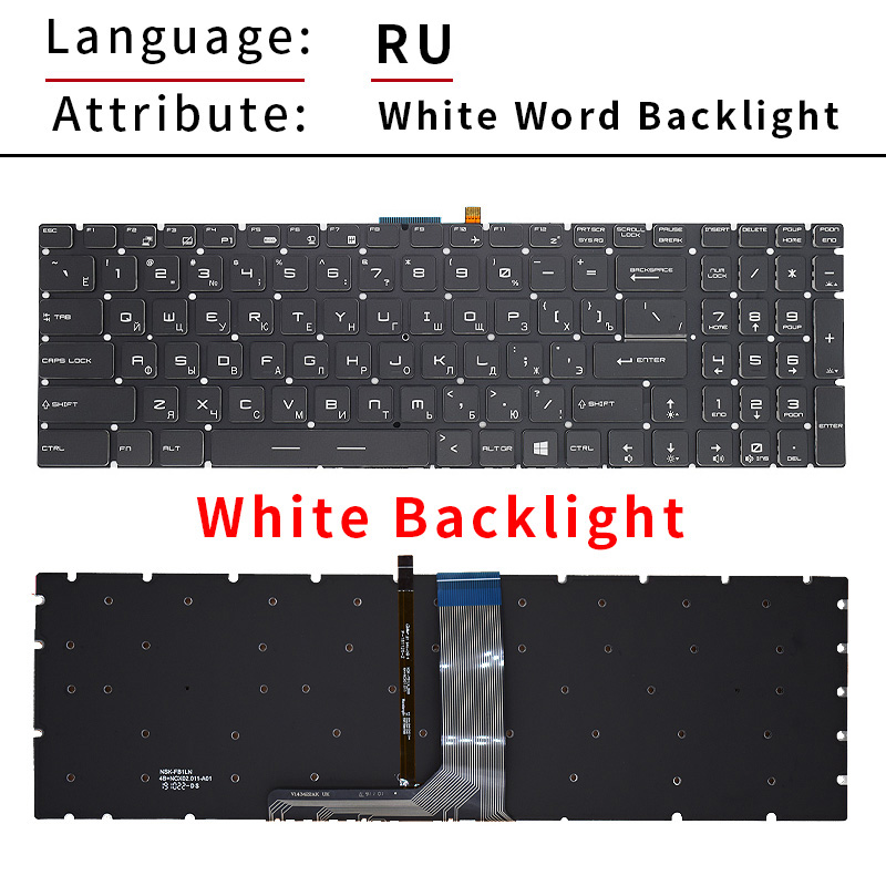 US/RU/SP/FR/TR/AR/NE Backlit K - đánh giá và giá Gaming Keyboard Backlit