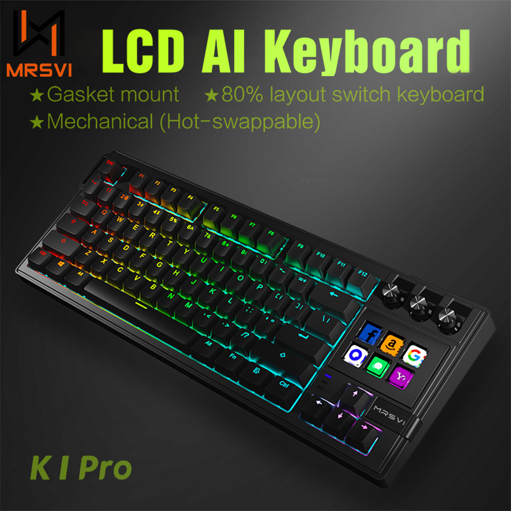 MRSVI K1 PRO Visual LCD AI Key - đánh giá và giá Gaming Keyboard Thocky