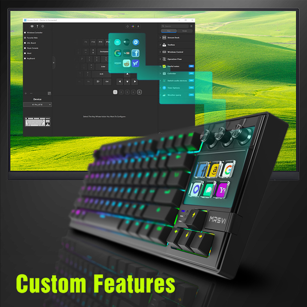 MRSVI K1 PRO Visual LCD AI Key - đánh giá và giá Gaming Keyboard Thocky