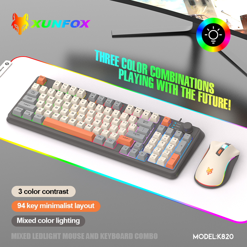 K820 USB Wired Game Keyboard M - đánh giá và giá Gaming Keyboard And Mouse Wireless