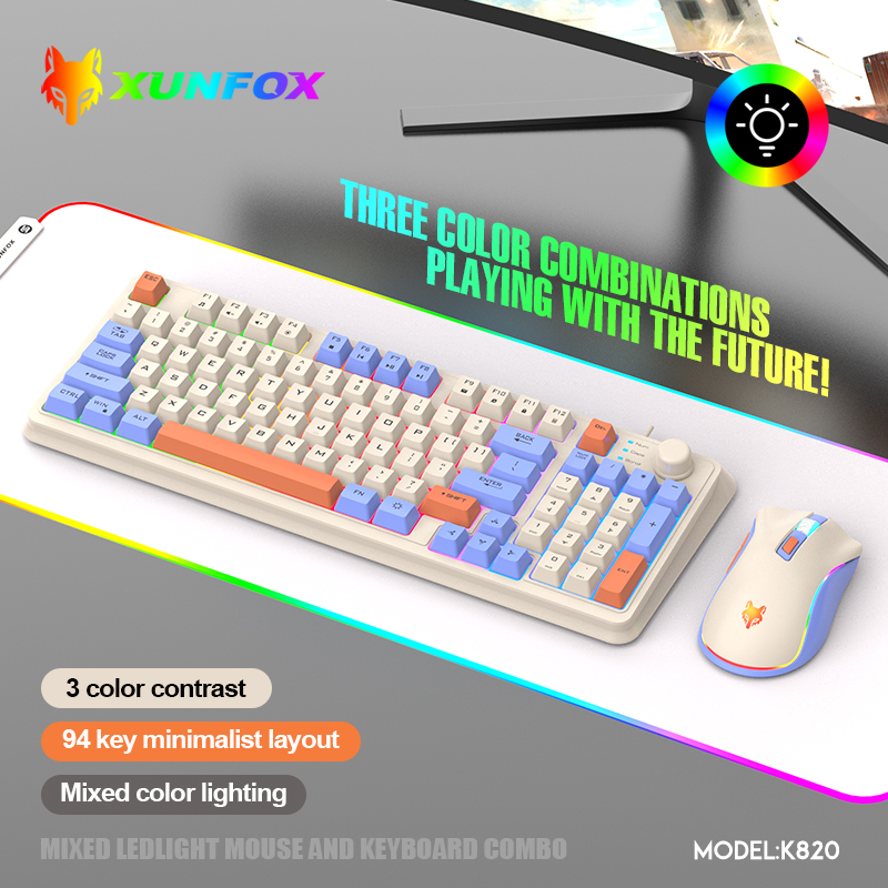 K820 USB Wired Game Keyboard M - đánh giá và giá Gaming Keyboard And Mouse Wireless