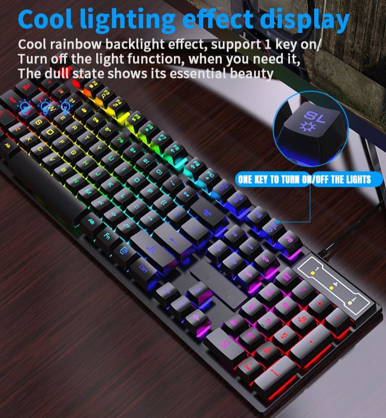 RGB Wired Mechanical Keyboard  - đánh giá và giá Gaming Keyboard Budget