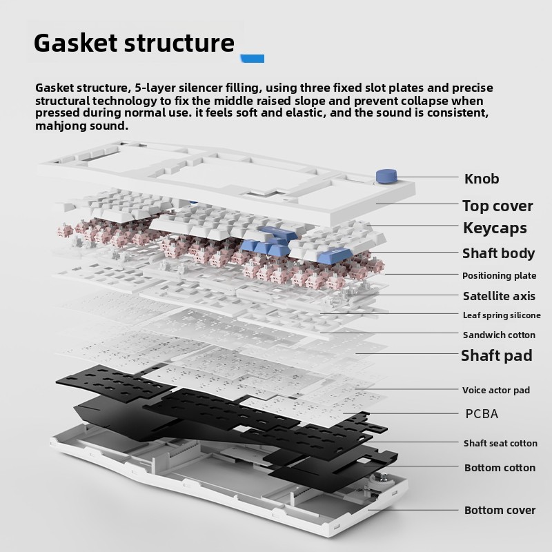 FEKER Alice98pro Mechanical Ke - đánh giá và giá Gaming Keyboard Hand