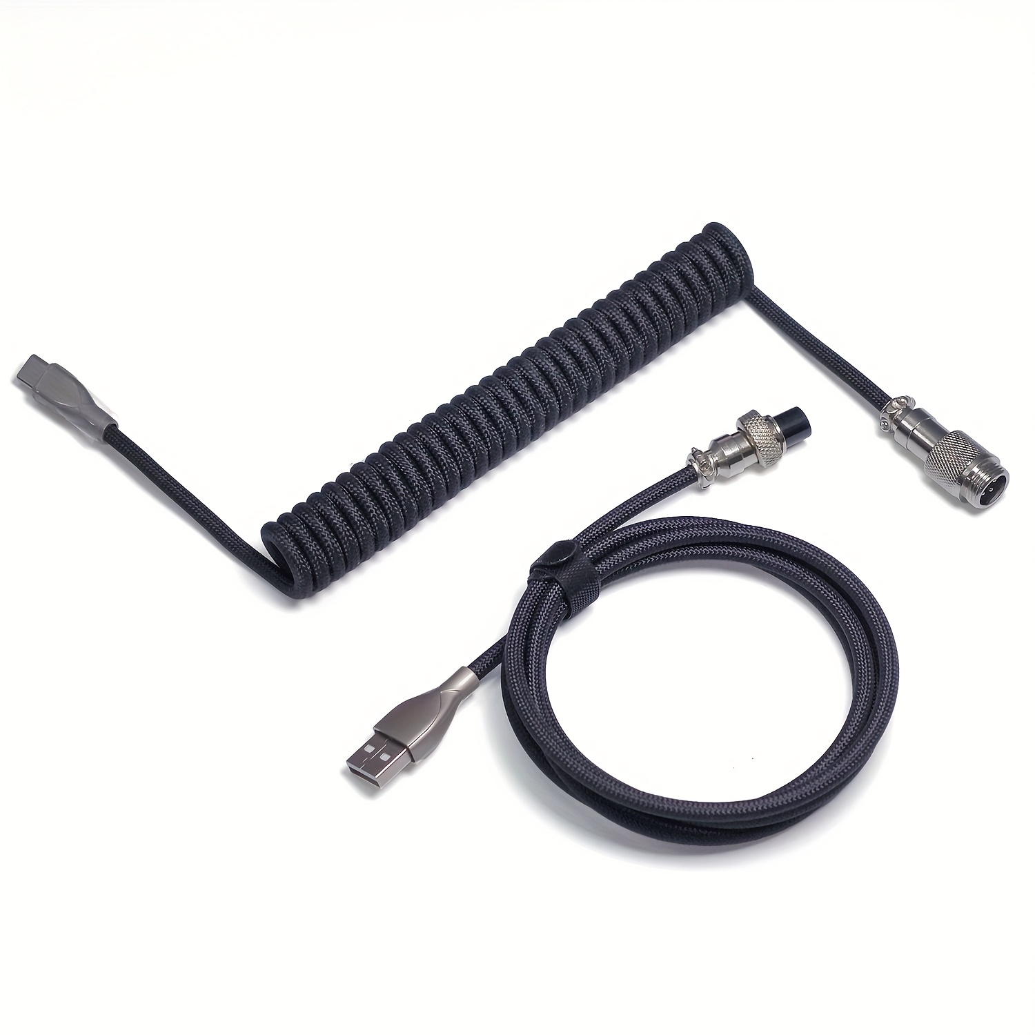 Mechanical Keyboard Coiled Cab - đánh giá và giá Gaming Keyboard Type C
