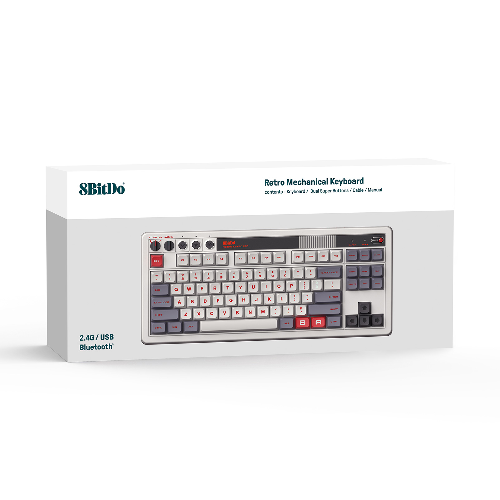 8Bitdo Retro Mechanical Keyboa - đánh giá và giá Gaming Keyboard Type C